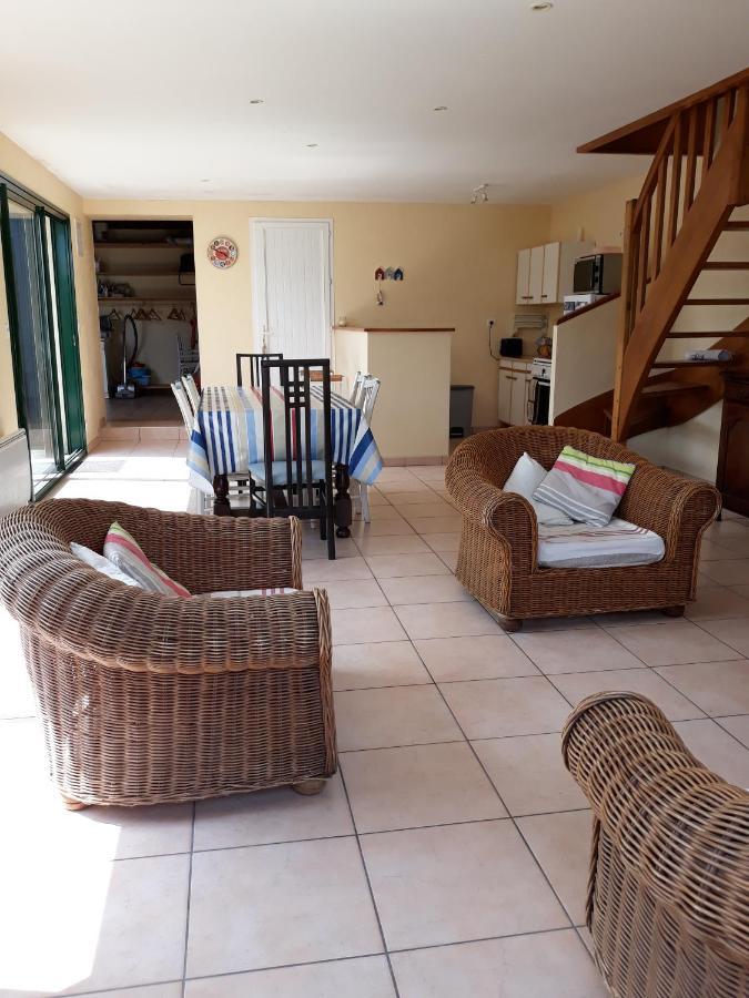 Maison Avec Jardin Et Plage De Sable Fin Accessible A Pied A 300M Saint-Coulomb Eksteriør bilde